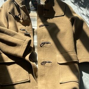Men's Classic Tan Duffle Coat
